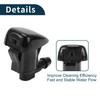 TUCKBOLD Washer Nozzle for Jeep Grand Cherokee 2005-2016 Windshield Washer Nozzle No.55372143AB Front Black