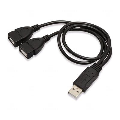 USB elosztó kábel: Egy apa-két anya hosszabbító és töltőkábel