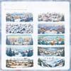 10pcs Kawaii Scrapbook Sticker Ji Xu Era Scrapbooking Supplies Planner Decorative Stationery Sticker Album Decoration