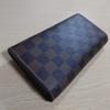 Used [Used] LOUIS VUITTON Damier Bi-fold Long Wallet // Initials T.O