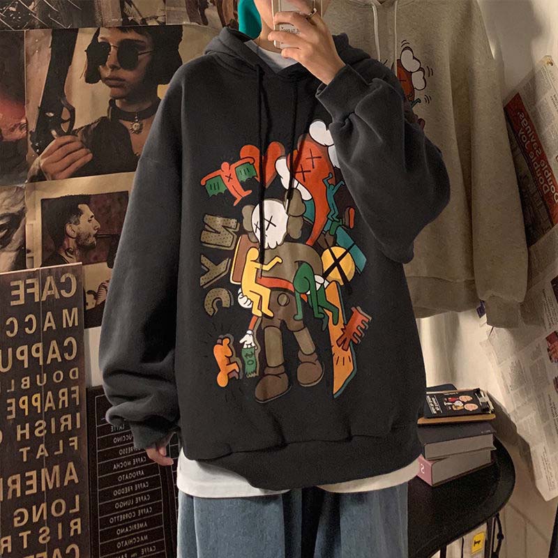 Sudaderas con capucha otoño invierno Tendencia hombre Casual Tops sueltos  Sudaderas con capucha comprar a buen precio — entrega gratuita, reseñas  reales con fotos — Joom