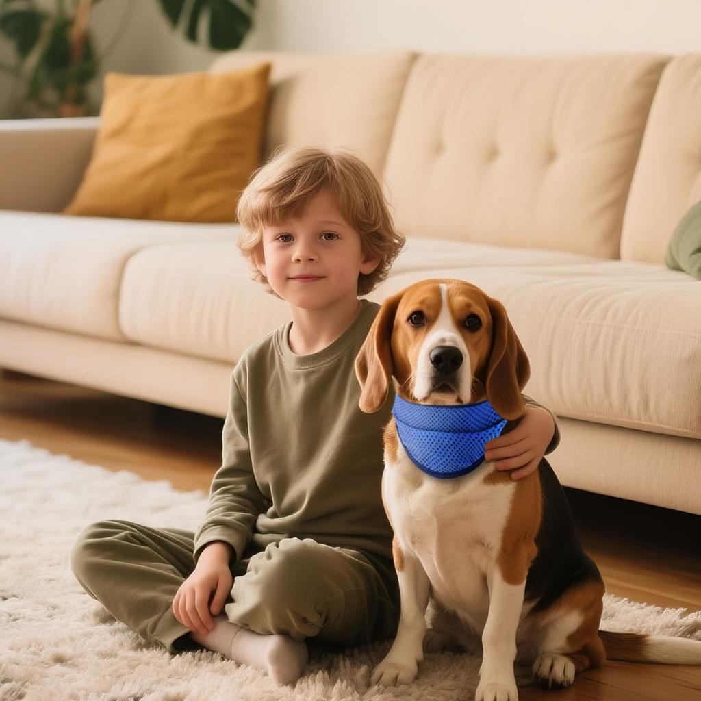 Cool Scarf For Dog Or Cat To Prevent Heat Sunstroke And Suitable For Small, Medium And Large Dog Breeds