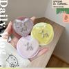 Korean Style Heart Glitter Rhinestone Puppy Phone Holder & Magnetic Finger Ring