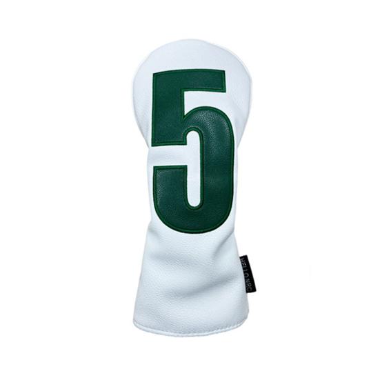 Faux Leather Golf Club Head Cover for Drivers Fairway Woods Hybrids No.1/3/5/U Headcover Soft Velvet Green Putter Head Protector