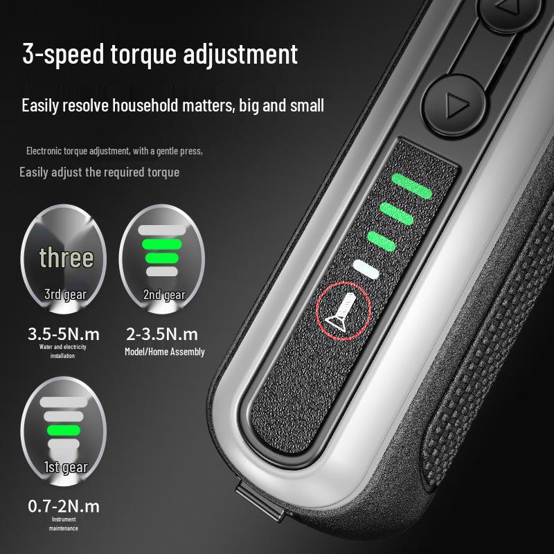 Rechargeable Mini Electric Screwdriver Set with Lithium Battery