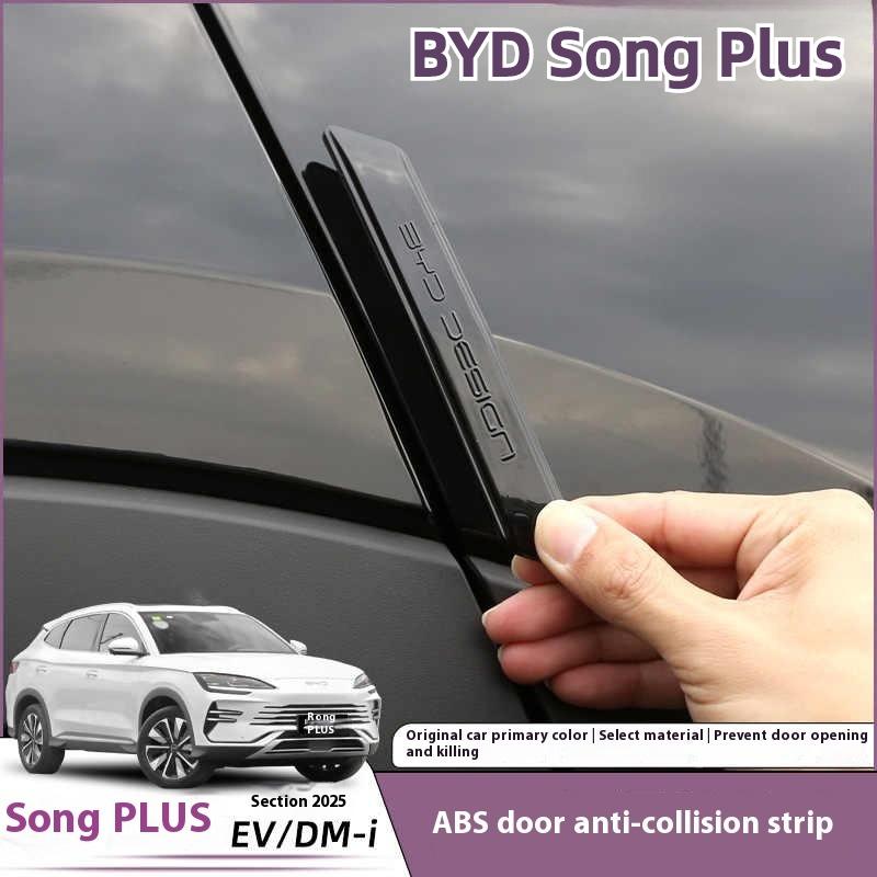 For BYD Song Plus DMI Seal U Sealion 6 Car Door Bumper Guard Anti-Collision Protective Strip Sticker EV Car Accessories