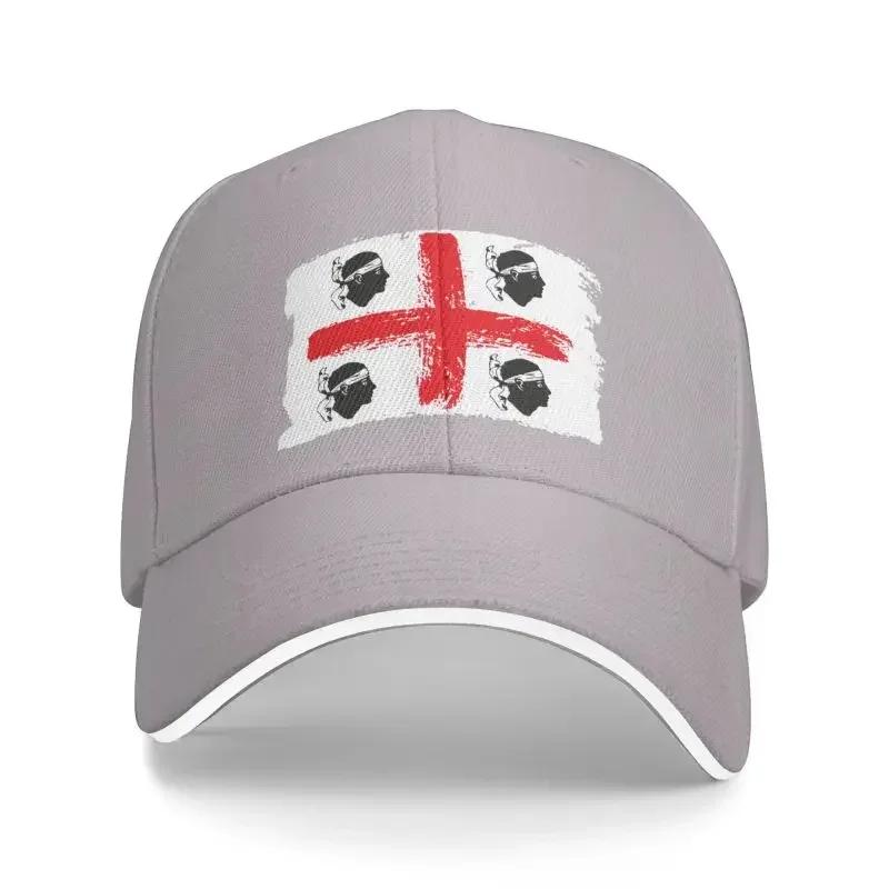 Punk Italy Sardinia Coat Of Arms Baseball Cap for Men Women Adjustable Sardegna Flag Four Moors Dad Hat Outdoor