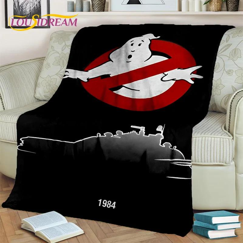 G-Ghostbusters Cartoon-Film-Decke, weiche Flanell-Überwurfdecke für Zuhause, Schlafzimmer, Bett, Sofa, Picknick, Büro, Wandern, Freizeit, Nickerchen, Geschenk