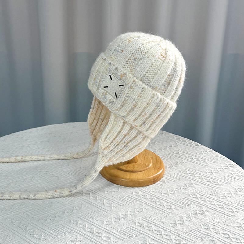 Knitted Winter Beanie Hat For Women With Ear Protection Stylish Casual For Autumn And Winter