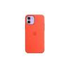 (Elektrisches Orange) Silikonhülle mit MagSafe für iPhone 12 & 12 Pro