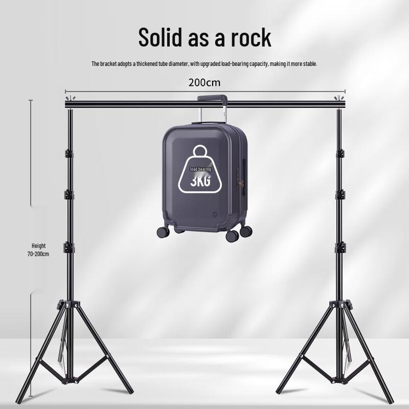 LATZZ 2x2m Telescopic Photography Background Stand