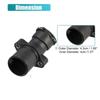 Powerful 1 PCS Auto Thermostat Housing Pipe Joint Black ABS For  E-Class C-Class CLK Class SLK Class 2712001256 A27