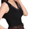 Graphene DE Velvet Heated Vest Elastic Fabric V-Neck Design 3D Seamless Cup Warm Inner Layer Bottoming Tops Autumn Winter Innerwear