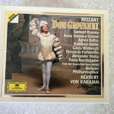 CD HERBERT VON KARAJAN - Don Giovanni F95G2006870 DEUTSCHE GRAMMO 1986 Japonsko Klasická Použité