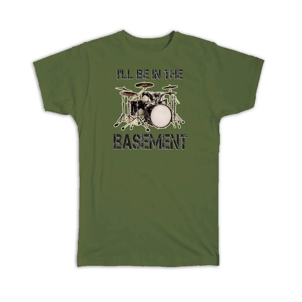 Gift T-Shirt : Drums Photo Wall Poster Decor Musical Print Humor Instrument 2XL