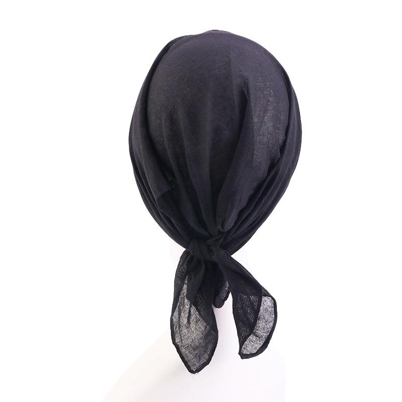 Sport Hat UV Protection Sun hats Square Visor Hat Windproof Women Baseball Cap Outdoor Sports Solid Color Headscarf Beach Hat