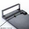 SANWA SUPPLY Monitor Stand with USB Hub (Black) MR-LC215BK