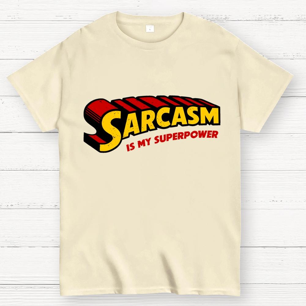 Sarcasm Cotton Summer Casual Cool Loose T-Shirt
