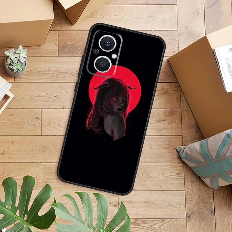 Devil Woman Phone Case For OPPO Reno 14 13 11 12 F 10 Pro 8T 7 8 Lite OPPO Find X8 X6 X5 X9 Pro Cover