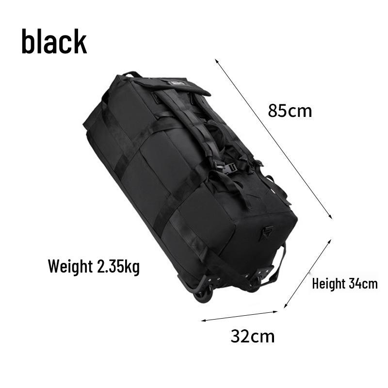 

Multi-Functional Wheeled Travel Bag: Super Large Capacity for Business, Travel, Outdoor or Checked Luggage чёрный