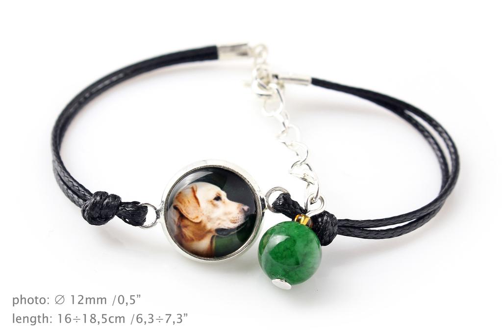 Labrador Retriever - bracelet with your photo handmade, unique jewelry from the Art-Dog brand