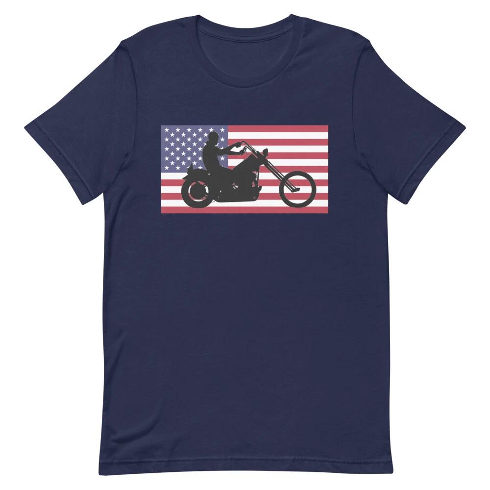American Flag Rider Short-Sleeve Unisex Children s Children s T Children s T-shirt 150