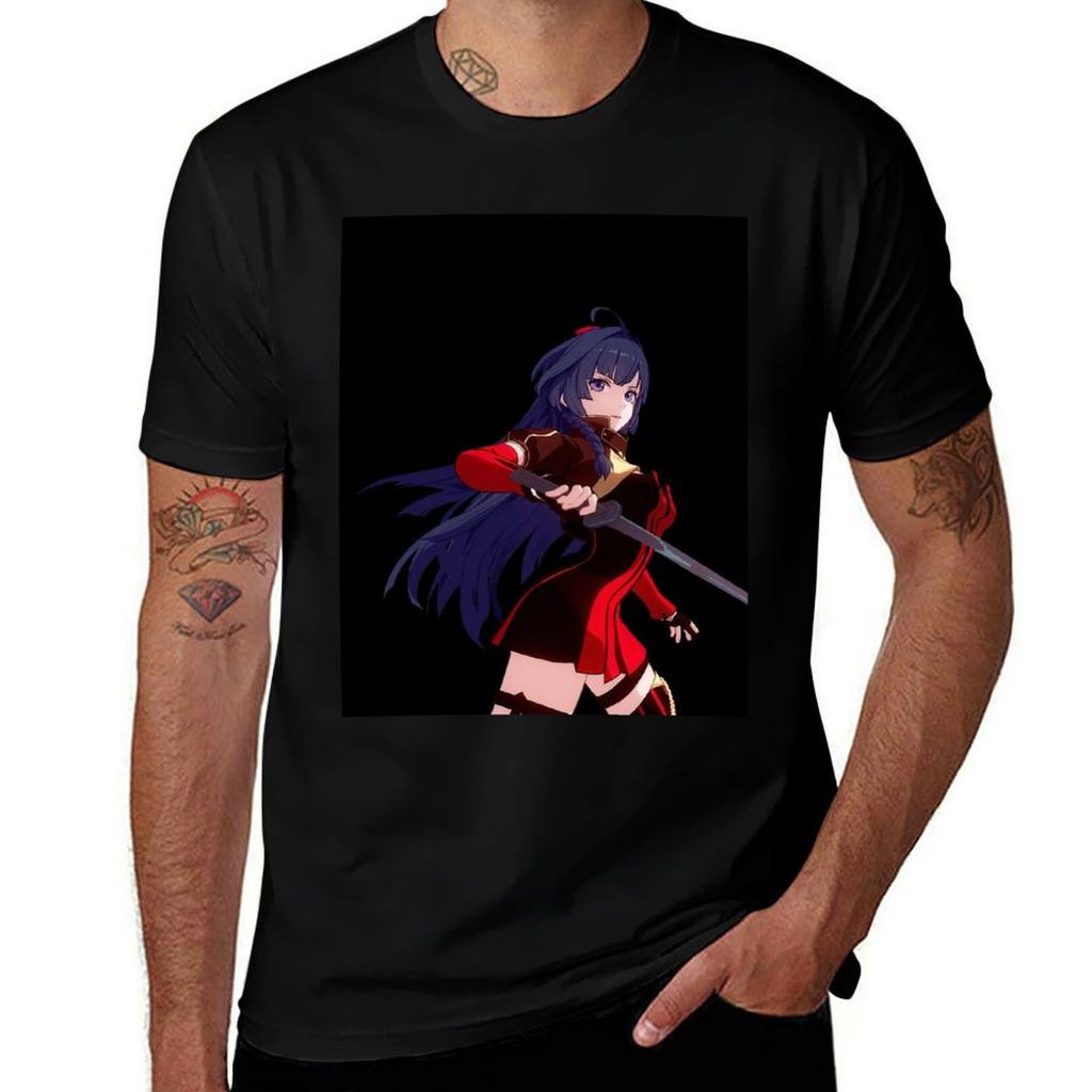 Valkyrie Bladestrike Raiden Mei T-Shirt Plus Size Summer Short Sleeve T-Shirt