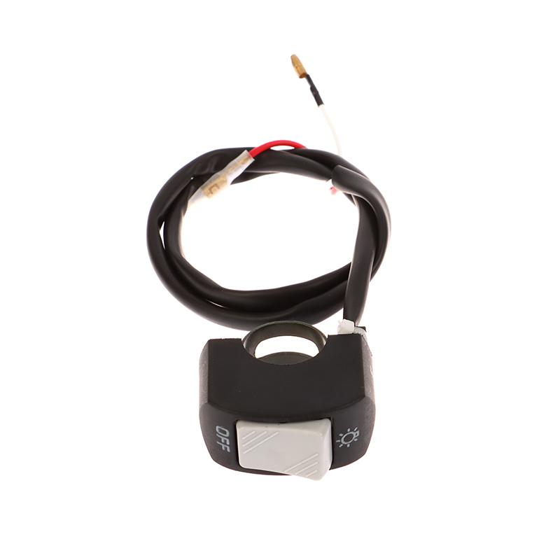 

Модифицированные переключатели Аксессуары Мотоциклетный переключатель ВКЛ ВЫКЛ Кнопка управления Крепление на руль Фара Сигнальная лампа Управление серый