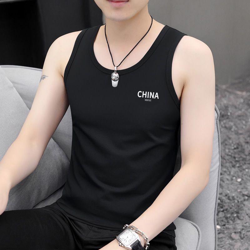 Men's Slim Fit Round Neck Pullover Vest - Trendy, All-Match Sports Sweatshirt