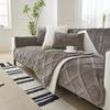 Solid Plaid Sofa Cover for Living Room Slipcover Sofa Couch Protective Cover Towel Anti-Slip Sofa Cushion Cover Mat 1/2/3/4 Seat