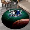 DALLAS BASKETBALL TEAM Round Rug for Livingroom,Bedroom, Palyroom, Chair Rug, Area rug, Circle Carpet, Large Size Fan Christmas gift