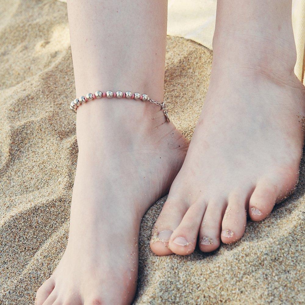 Ball N Beads Anklet_Vh2336Ak001B