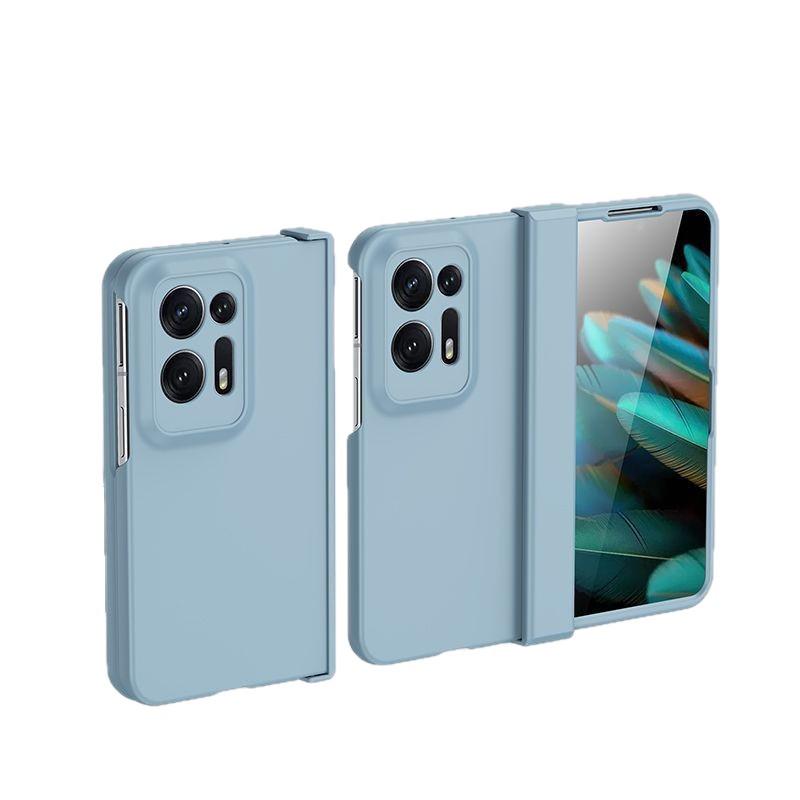 OPPO Find N2 Flip Protective Case: Ultra-Thin, Foldable, Anti-Drop, Cross Pattern Cover for Men & Women