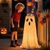 Halloween Serving Dishes Light Up Ghost Decorations Statue For Porch Kitchen Bathroom Yard Home Patio Indoor Door Outdoor