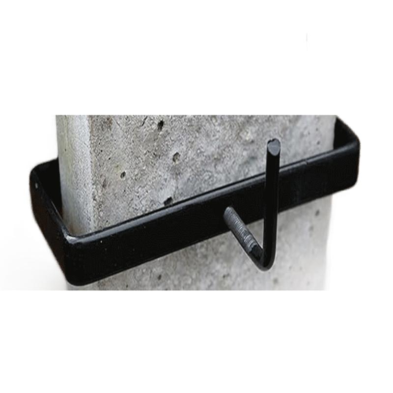 A96I-Heavy-Duty Concrete Column Clip Fence Column Metal Fixing Bracket Is Suitable For 4-Inch Section Concrete Column