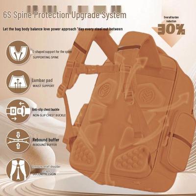 Rucsac cu protecție pentru coloana vertebrală Capibara pentru copii de școală primară (Clasele 1-6) - Design Desene Animate Anime