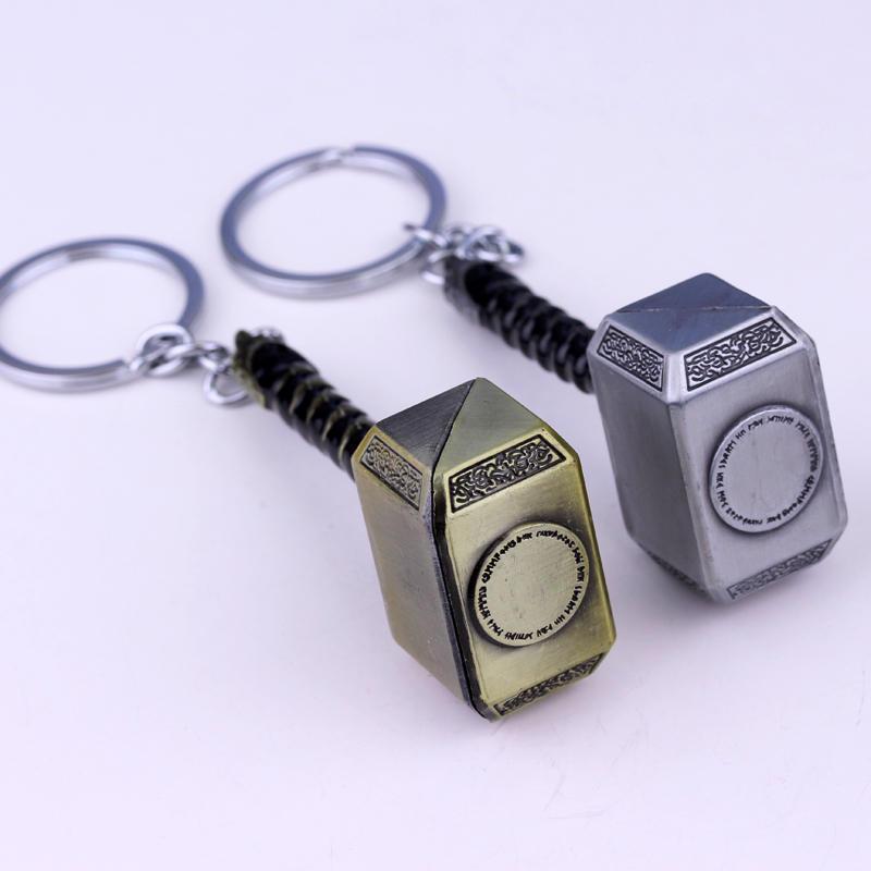 Thor's Hammer Alloy Pendant & Keychain - Avengers-Inspired