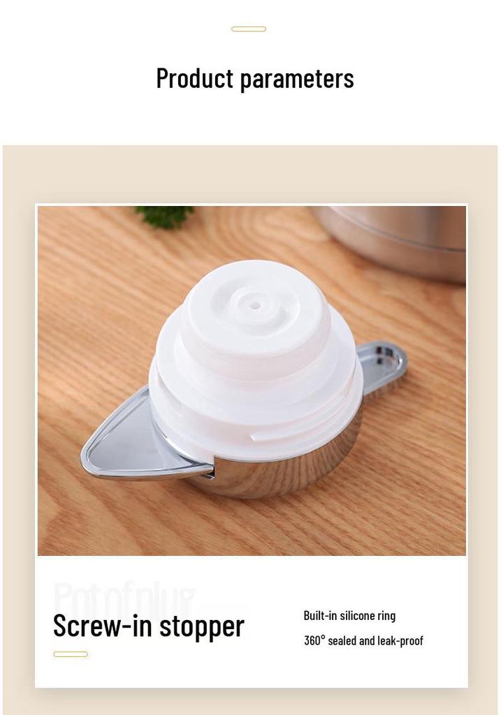 Large Capacity Insulated Stainless Steel Thermos Flask for Home Use