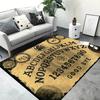 Gotischer Totenkopf Teppich Rutschfester Halloween Dekorativer Teppich für Toilette Schlafzimmer Wohnzimmer Küche Eingangstür Matte Heimdekoration