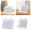 Desktop Acrylic Photo Album Small Clear Frames Clear Flip Frame Mini Photo Album for Mini Film Photo Display Family Table