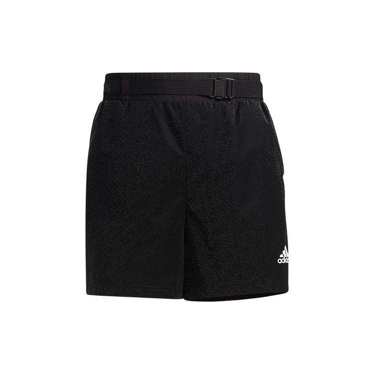 (WMNS) adidas Str Shorts Wv Woven Sports Solid Color Black Women s GP0644 L
