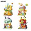 Areax Spongebob Squarepants Building Blocks Street View Series Puzzle Assembly Model Toys Male And Female Birthday Gifts