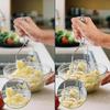 Ergonomic Handle Floral Waved Shape Potato Crusher Nonslip Grip Fruit and Vegetable Press Practical Mashing Tool