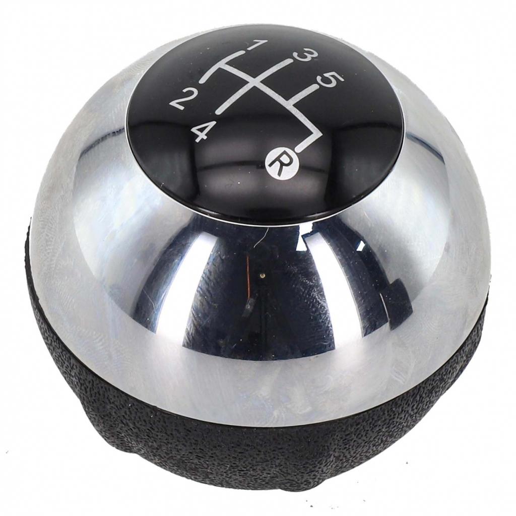 Glamorous Chrome Black Manual Shifter Head Compatible with For Fiat