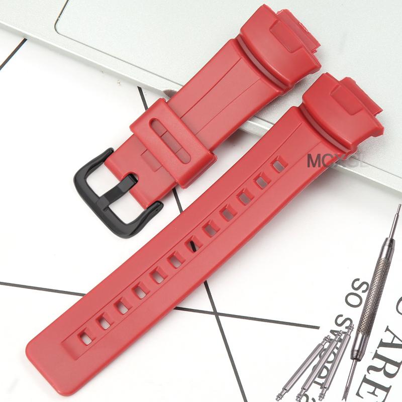 Herren Resin Uhrenarmband Kompatibel für Casio G-100 g101 200 GW-2310 2110 g2300 Damen Gummi Armband Uhrenzubehör
