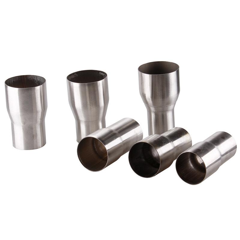 2‑2.25‑2.5‑3 Inch 51‑76mm Exhaust Muffler Reducer Coupler One‑piece Forming Stainless Steel Auto Pipe Connection Adapter Fitting