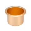 X AUTOHAUX Bottle Cup Drink Holder Insert Stainless Gold for Marine Boats and RVs Replacement, Steel, Tone,