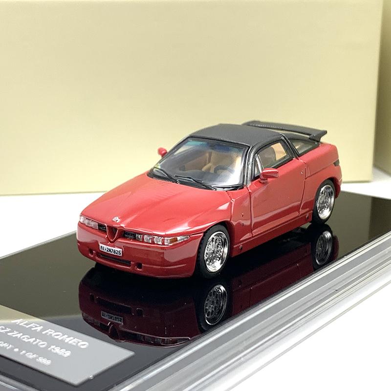 HXFQ7 CTMCK 1:64 ALFA ROMEO SZ ZAGATO 1989 Alloy Car Diecasts & Toy Vehicles Car Model Miniature Scale Model Car Toys For Children