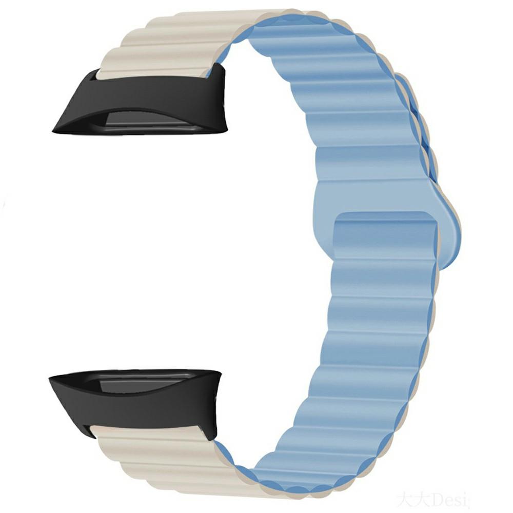 For Polar Vantage Silicone Watch Band Dual Color Magnetic Wrist Strap