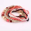 Fashion Household Women Fashion Bohemian Multilayer Beads Bracelet Stretch Ethnic Style Bracelet